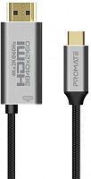 Кабель Promate USB-C/HDMI 4K 60Hz 1,8 м сірий (hdmi-pd60.grey) 