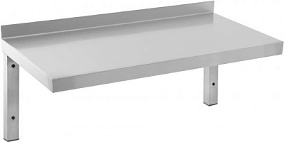 Полка производственная на 1 уровень Tehma 600x300x250 мм нержавеющая сталь