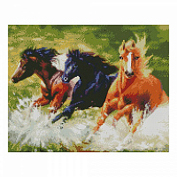 Картина стразами Дикие лошади FA11098 Strateg 