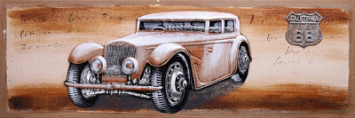 Картина Ретро кар 150x50 см F711A 