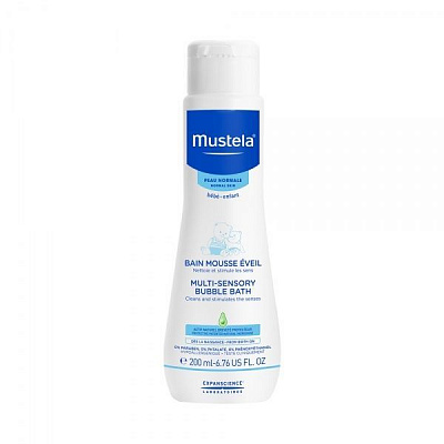Пена для ванны Mustela мультисенсорная 200 мл