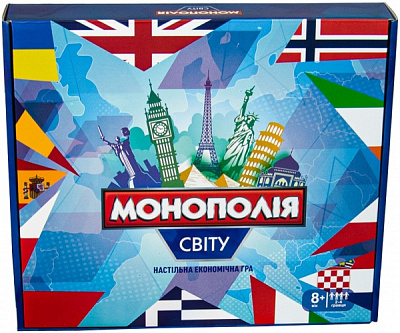 Гра настільна Strateg Монополія світу (укр.) 7007
