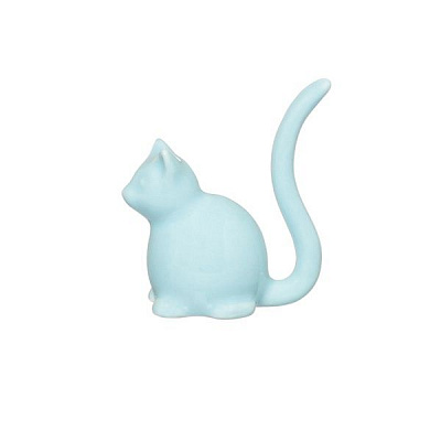 Подставка для украшений Котенок голубой 