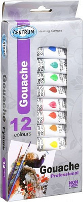 Гуаш 83551 12 шт. 12 мл Centrum