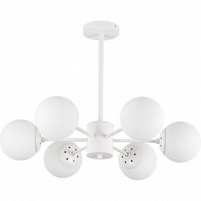 Світильник стельовий Hopfen 6x40 Вт E27 білий Balle 6 WH