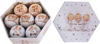 Набор игрушек Ангелы d75 мм 7 шт./уп. 