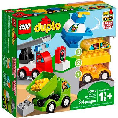 Конструктор LEGO Duplo Мои первые машины 10886