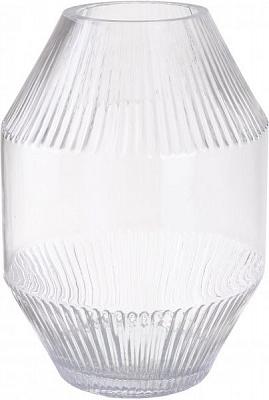 Ваза History 37х26,7 см прозорий Wrzesniak Glassworks