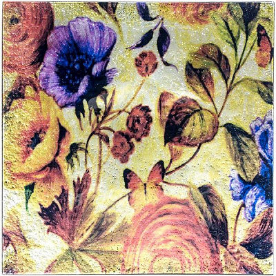 Блюдо Цветочное поле 25.5 см