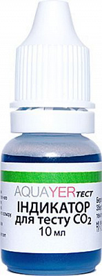 Тест AQUAYER индикатор постоянного контроля за концентрацией углекислого газа (СО2) в воде 10 мл