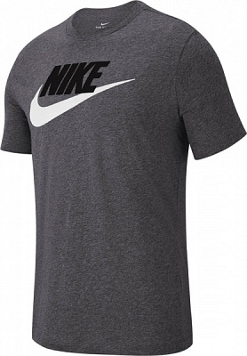 Футболка Nike M NSW TEE ICON FUTURA AR5004-063 S серый