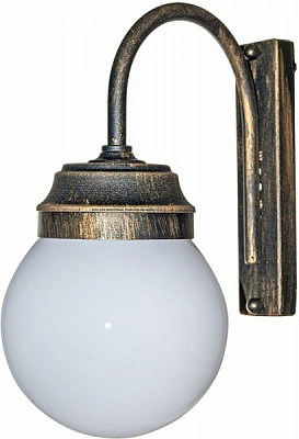 Світильник садовий Фабрика Світла НББ 303-1х60-013 Глобус E27 60 Вт IP20 антична латунь