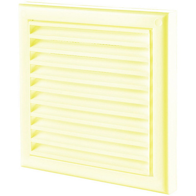 Решітка Домовент ДВ 100с пластик жовтий