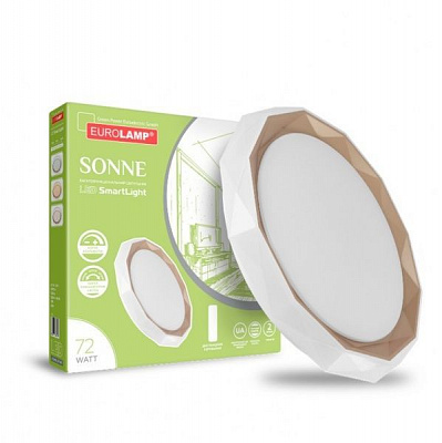 Светильник светодиодный Eurolamp SmartLight Sonne c пультом ДУ 72 Вт белый LED-MSL-72W-N31 