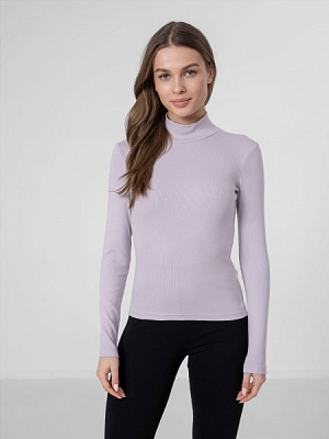 Футболка 4F WOLONGSLEEVE TSDL017 H4Z22-TSDL017-52S р.S бузковий