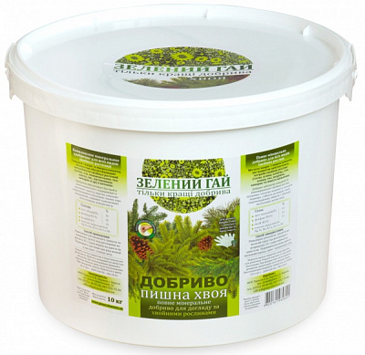 Удобрение минеральное Зеленый гай Пышная хвоя 10 кг