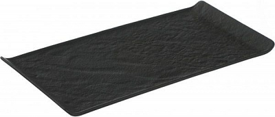 Блюдо прямоугольное Lavastone Black Surf 29,5x15 см 