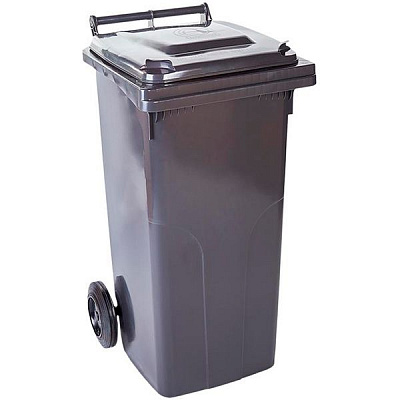 Контейнер Алеана для ТПВ 240 л темно-сірий