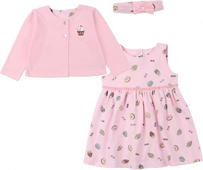 Костюм для девочек Фламинго р.80 розовый 519-420 