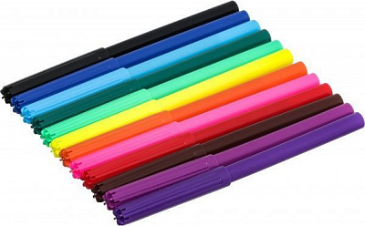 Набір фломастерів Кіт ФЛ45-1 12 шт. Умка