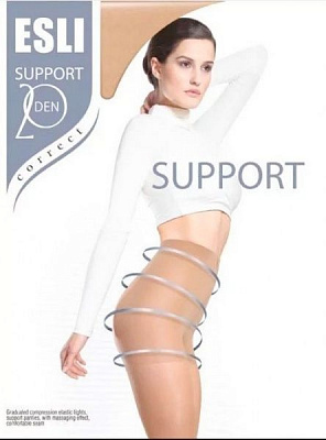 Колготки ESLI Support 20 den р. 4 серый 1 шт. 