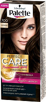 Крем-краска для волос Palette Perfect Care (Роскошный уход) №700 каштановый 110 мл