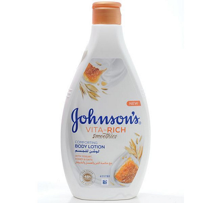 Лосьон для тела Johnson's Vita-Rich с йогуртом, овсом и медом 400 мл