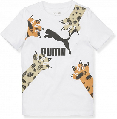 Футболка Puma CLASSICS MATES TEE 67334502 р.128 белый