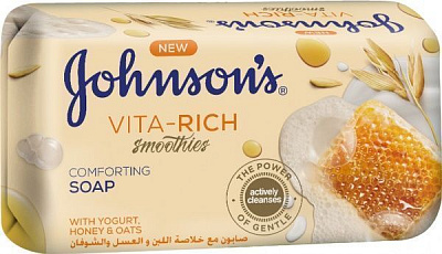 Мыло Johnson's Vita-Rich Йогуртовый смузи с медом и овсом 125 г