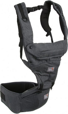 Эрго-рюкзак Хипсит 6 в 1 Love & Carry серый с черным Хіпсіт 