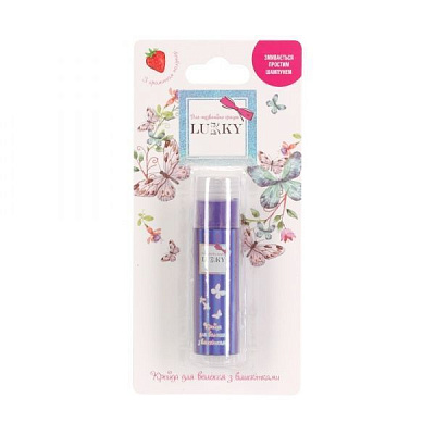 Детская краска-мел для волос Lukky с блестками фиолетовая Т18858