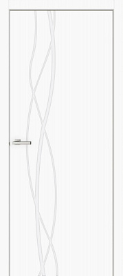 Дверне полотно Porte Bianche Impress 04 B ПГ 700 мм білий