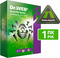Антивирус Dr.web Security Space 1 год 1 устройство  