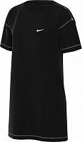 Платье Nike W NSW SWSH SS DRESS DM6191-010 р.S черный