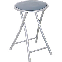 Табурет розкладний Button сірий / алюміній 