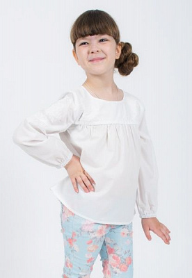 Блуза Гармонiя Пташки р.146 белый 33317 