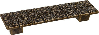 Меблева ручка 128 мм стара бронза DC DR 23/128 AEB