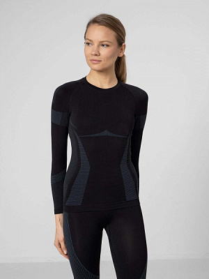 Футболка з довгим рукавом 4F WOSEAMLESS UNDERWEAR BIDB030G H4Z22-BIDB030G-20S р.M/L чорний