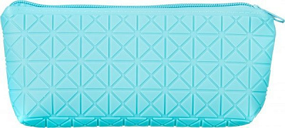 Пенал силиконовый 17,5x3x8,5 см синий