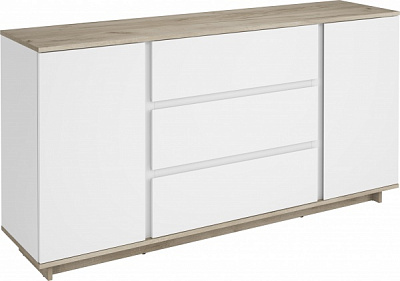 Комод Грейд №2 2д3ш Concept дуб крафт серый /нимфея альба 