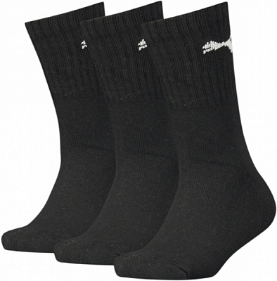 Шкарпетки Puma PUMA JUNIOR CREW SOCK 3P 90795801 р.31-34 чорний