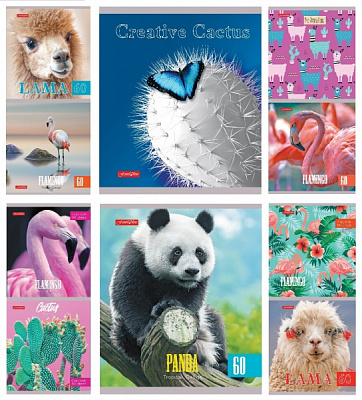 Тетрадь МОКРЫЙ ШЕЛК клетка 60 листов Тетрада