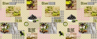 Скатертина Оливки 110x137 см з малюнком Даріана