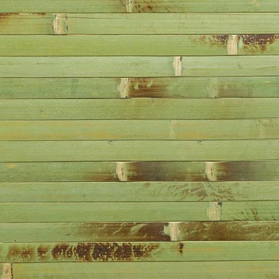 Обои бамбуковые LZ-0804Е  17 мм 0,9 м зеленые опаленные