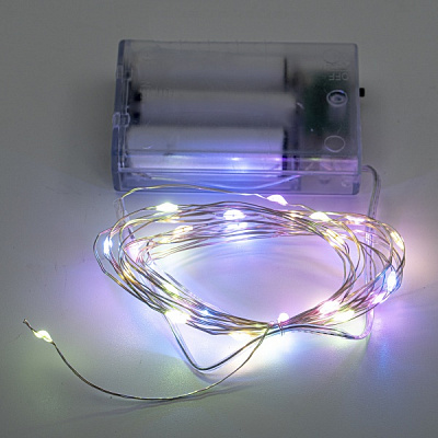 Декоративна гірлянда Altalusse (INL-2105B-30 Multicolor) вбудований світлодіод (LED) 30 ламп 3 м