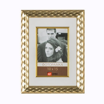 Рамка для фото Арт-Сервіс ЭА-01437 15x21/10x15 см золотой 