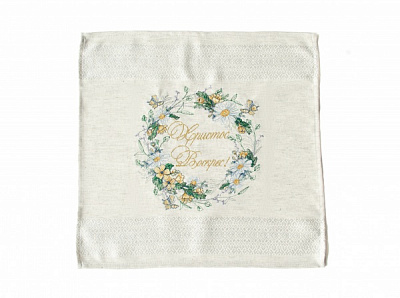 Серветка великодня Едельвіка 464-21/00 25x25 см лляний