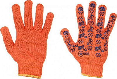 Перчатки 3С Маркет 3D Master-88TО трикотажные с покрытием ПВХ точка M (8)