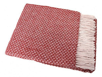 Плед Metro Boucle/1 140x200 см красный La Nuit