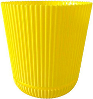 Горшок пластиковый Геліос круглый 0,75л желтый 